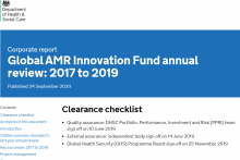 Global AMR Innovation Fund annual review: 2017 to 2019